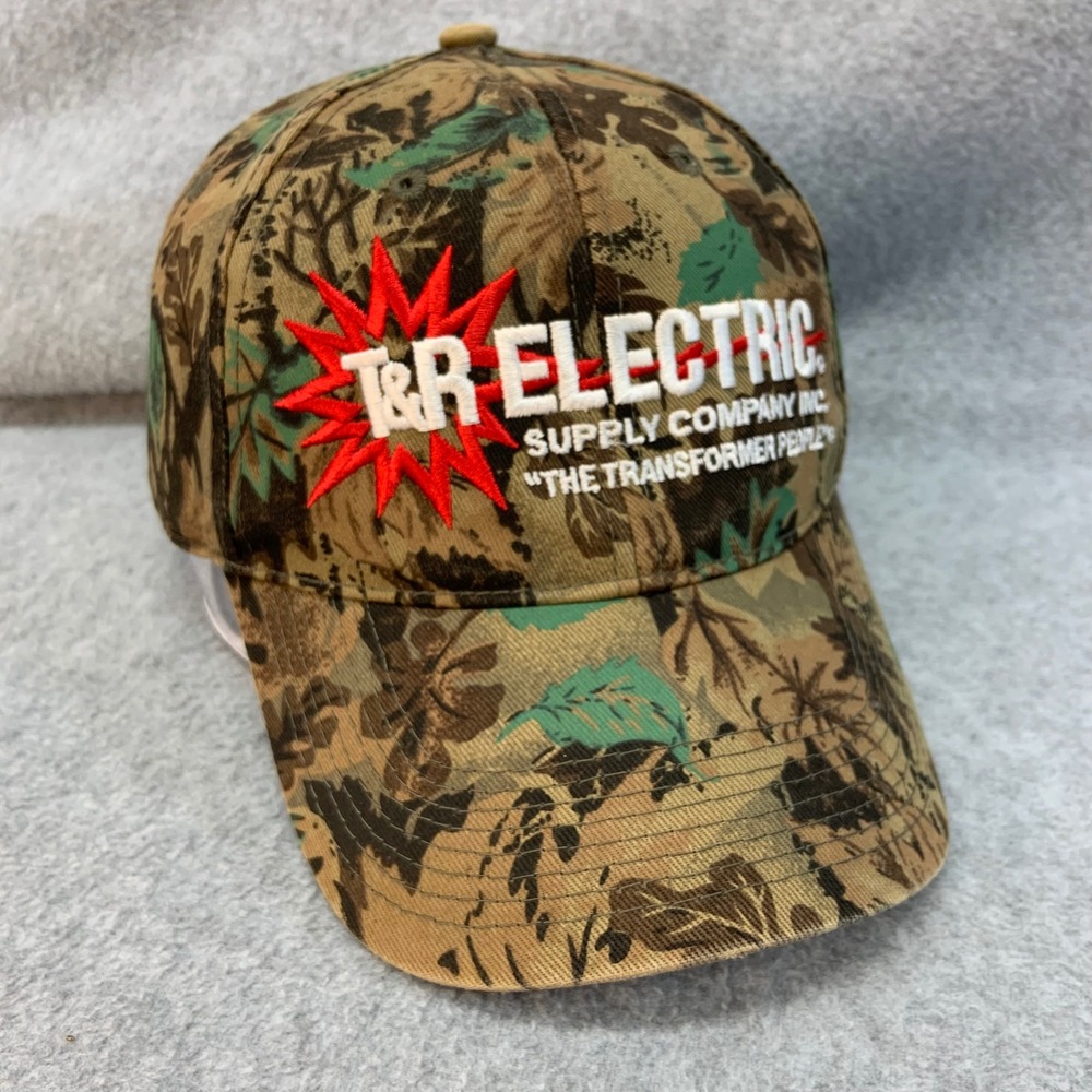 T&R Electric Mens Camo Unbranded Hat The Transformer People SD OSFM